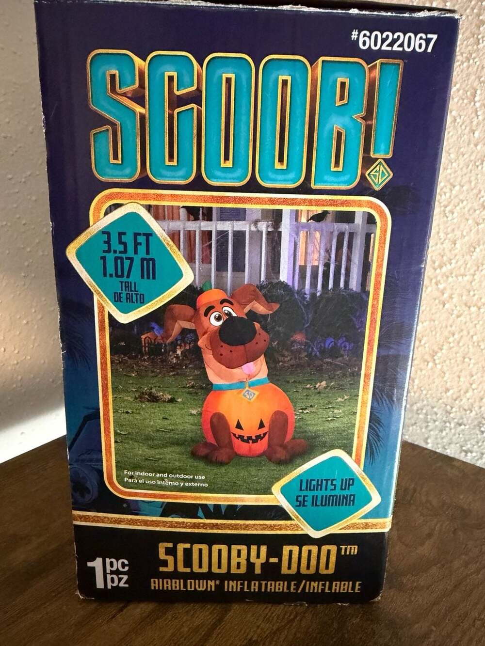Gemmy 3.5 FT Scooby-Doo in Pumpkin Airblown Inflatable Halloween Decor